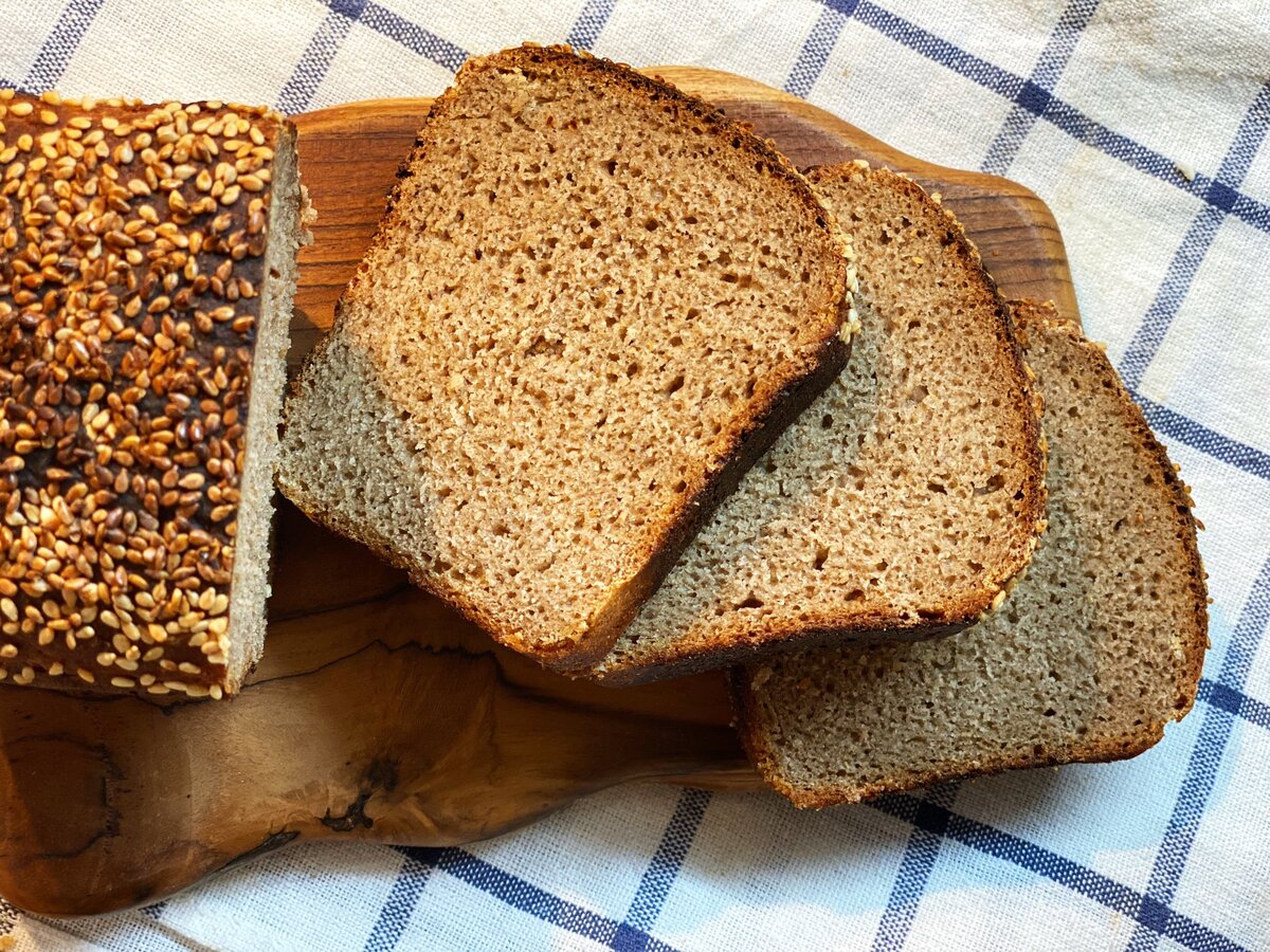 Рецепт ржано-пшеничный хлеб на закваске | Bread_baguette | Дзен