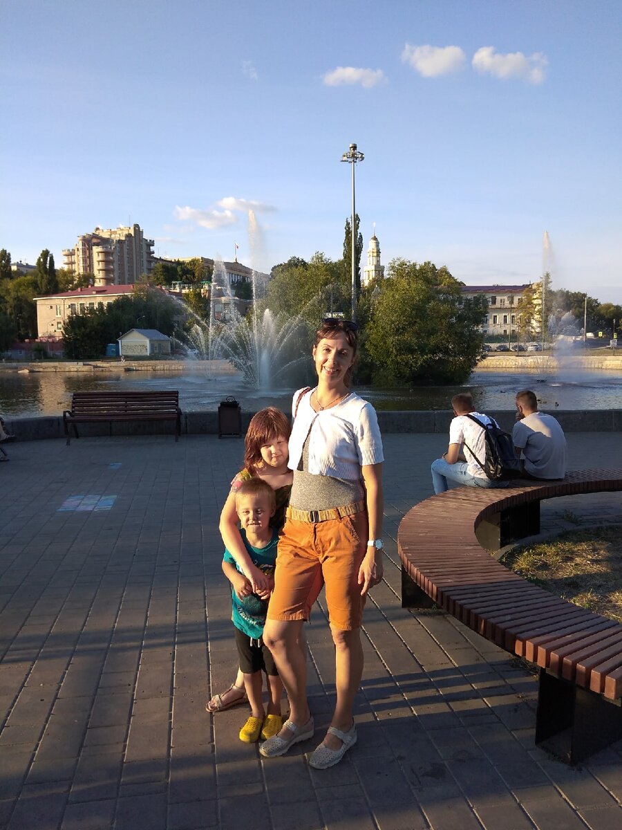 Даже с двумя детьми нахожу время на занятия спортом. 