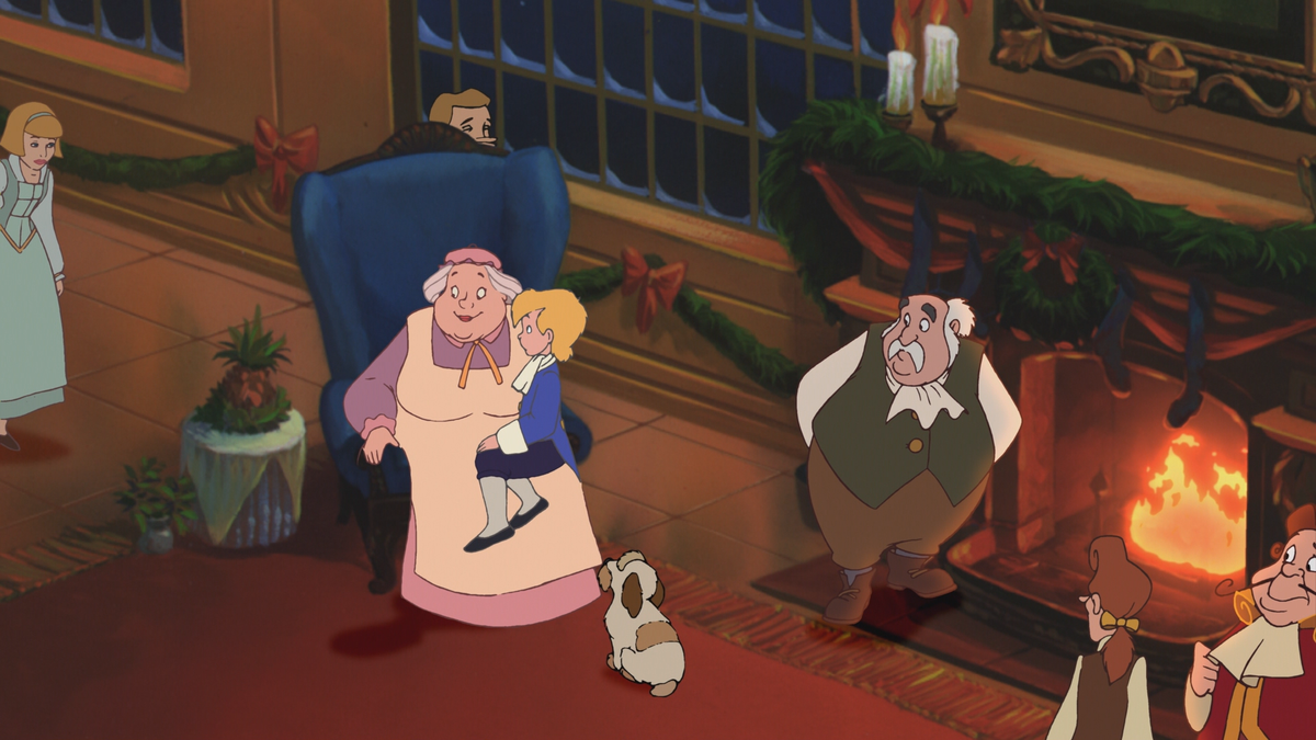 Кадр из мультфильма "Красавица и Чудовище 2: Чудесное Рождество" 