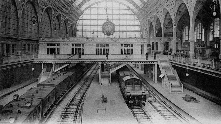 Железнодорожный вокзал д’Орсе был построен в 1900 году и работал до 1939 года