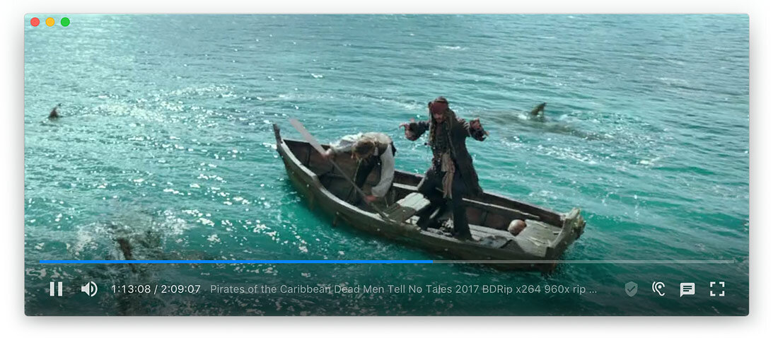 Кадр из "Пиратов карибского моря"
