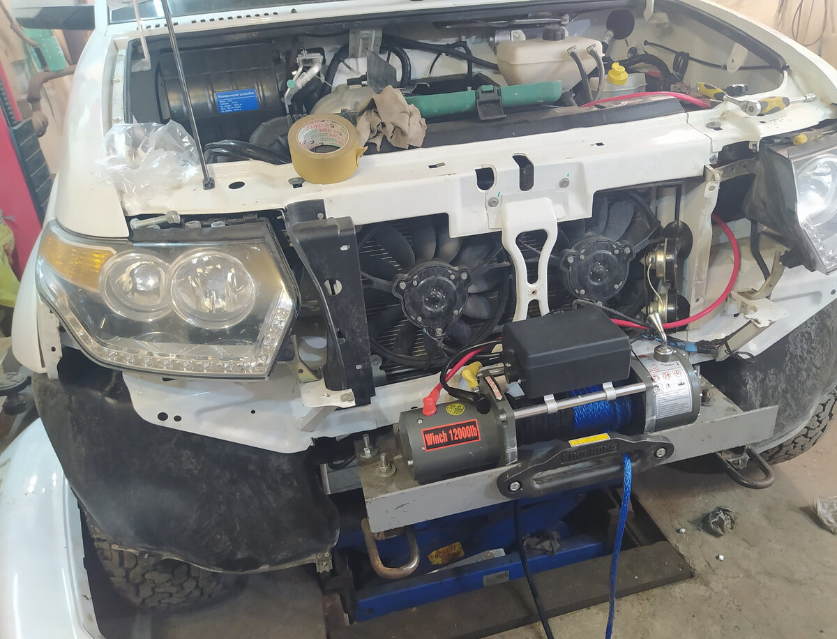 Лебедка на плите