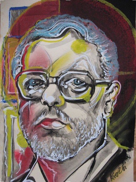 Новосельский. Автопортрет