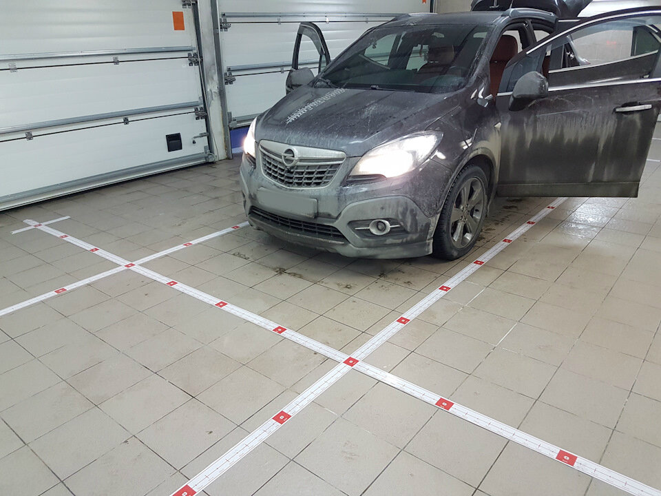 Установка системы кругового обзора на OPEL MOKKA 