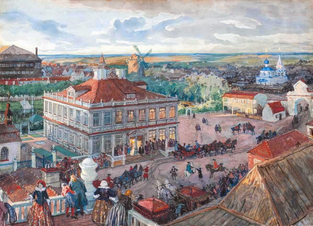 Немецкая слобода в Москве, одним из основных занятий жителей которой были переводы (как устные, так и письменные).