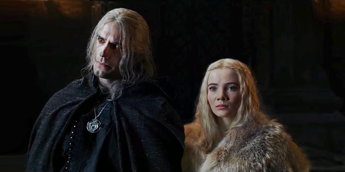 Геральт и Цири. Источник sun9-25.userapi.com