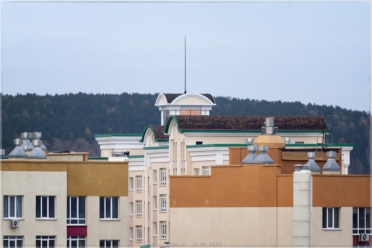 1. Башня со шпилем на Притомском © NickFW.ru - 26.09.2017г.