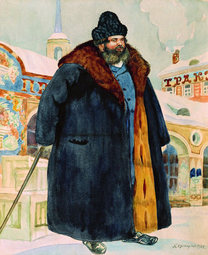 Купец. Художник Борис Кустодиев. Источник фото: Яндекс-картинки