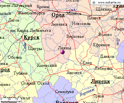 Курск рядом с каким городом находится. Орловская область, Ливны, Орловская на карте. Г.Ливны на карте.