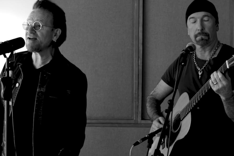 Боно и Эдж из группы U2 (2022)