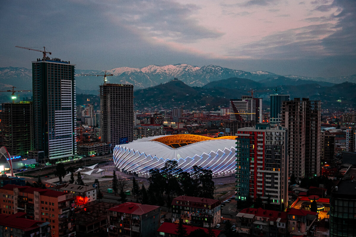 Вид из окна в Батуми