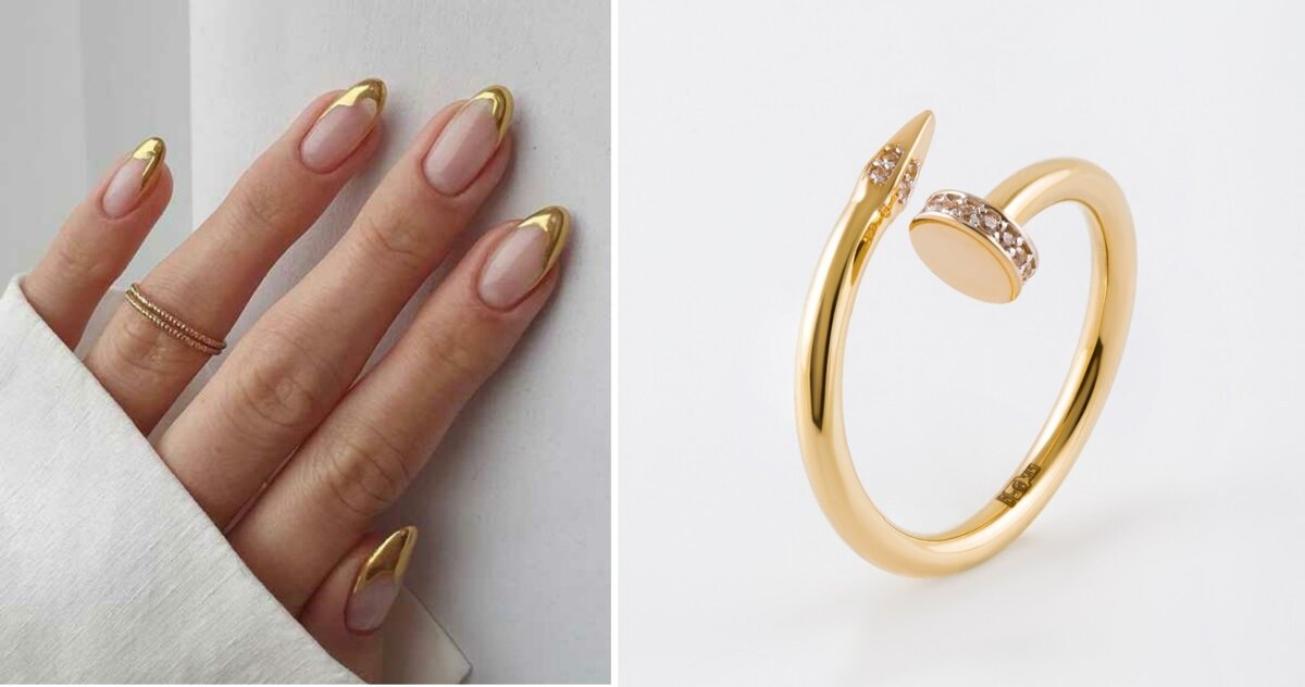 Золотое кольцо с фианитами 000-372714