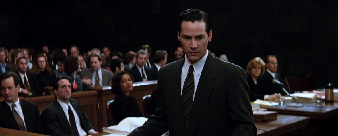 Кевин Ломанс (Киану Ривз), кадр из фильма "Адвокат дьявола" /The Devil’s Advocate (США, 1997)