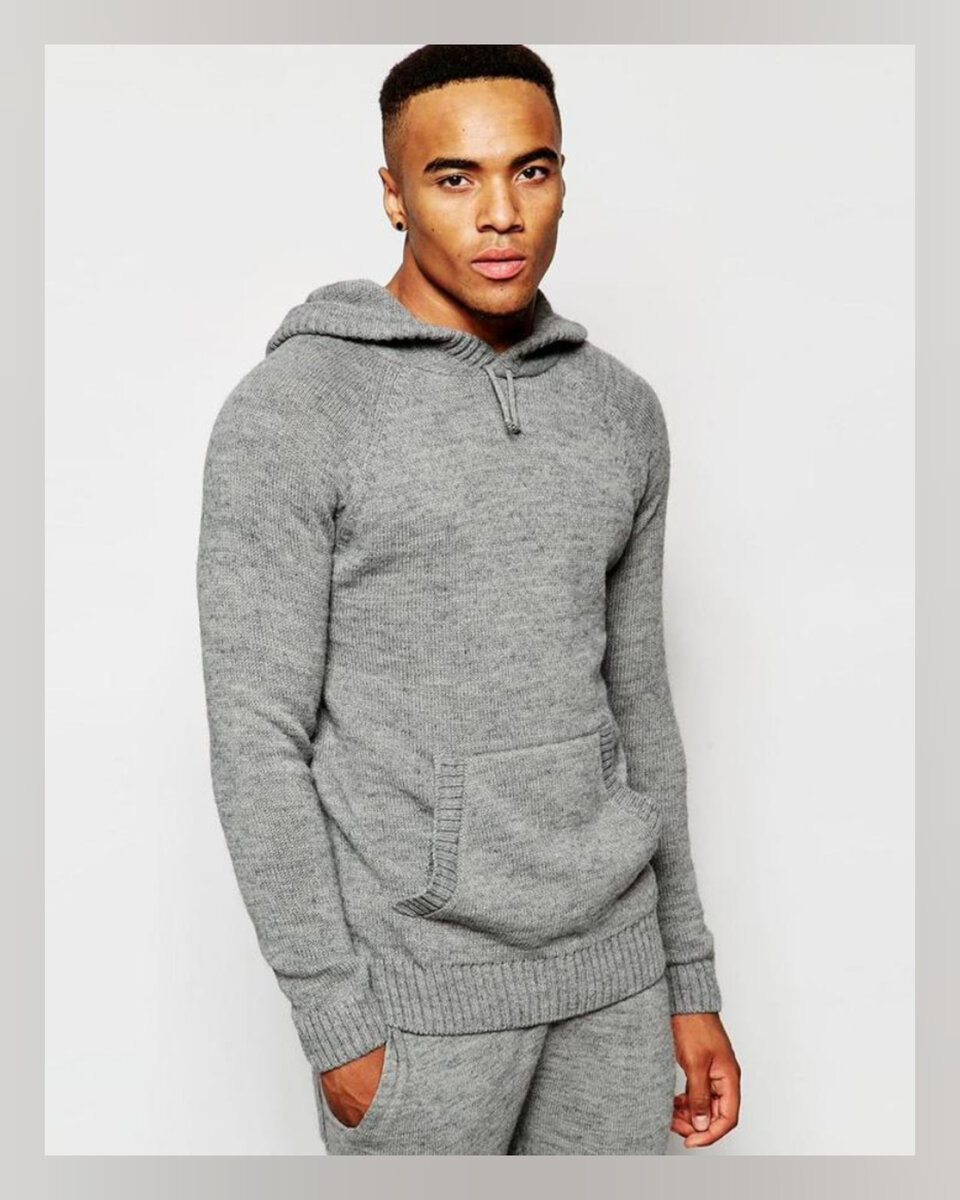 Худи короткое мужское. Худи мужское Knit Hoodie Grey. Трикотажная кофта мужская. Вязаная толстовка с капюшоном мужская. Вязаное худи с капюшоном мужская.