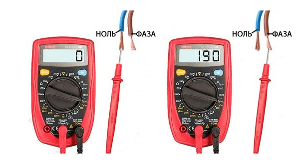 Понять нуль. Мультиметр ноль и фаза. Как узнать фазу мультиметром. Как определить фазу и ноль в розетке. Определить ноль и фазу мультиметром в розетке.