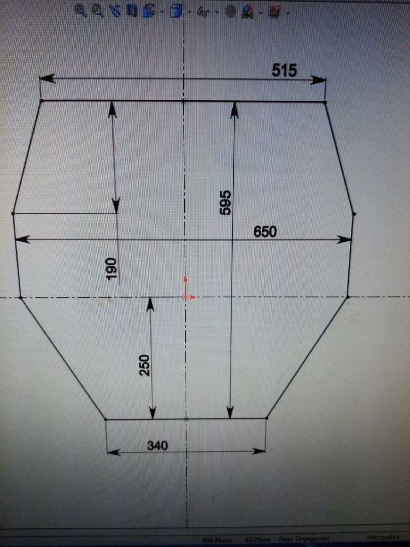 Размеры защиты. Подогнуть можно через любой брусок. 2 мм АМГ-5 гнется легко.