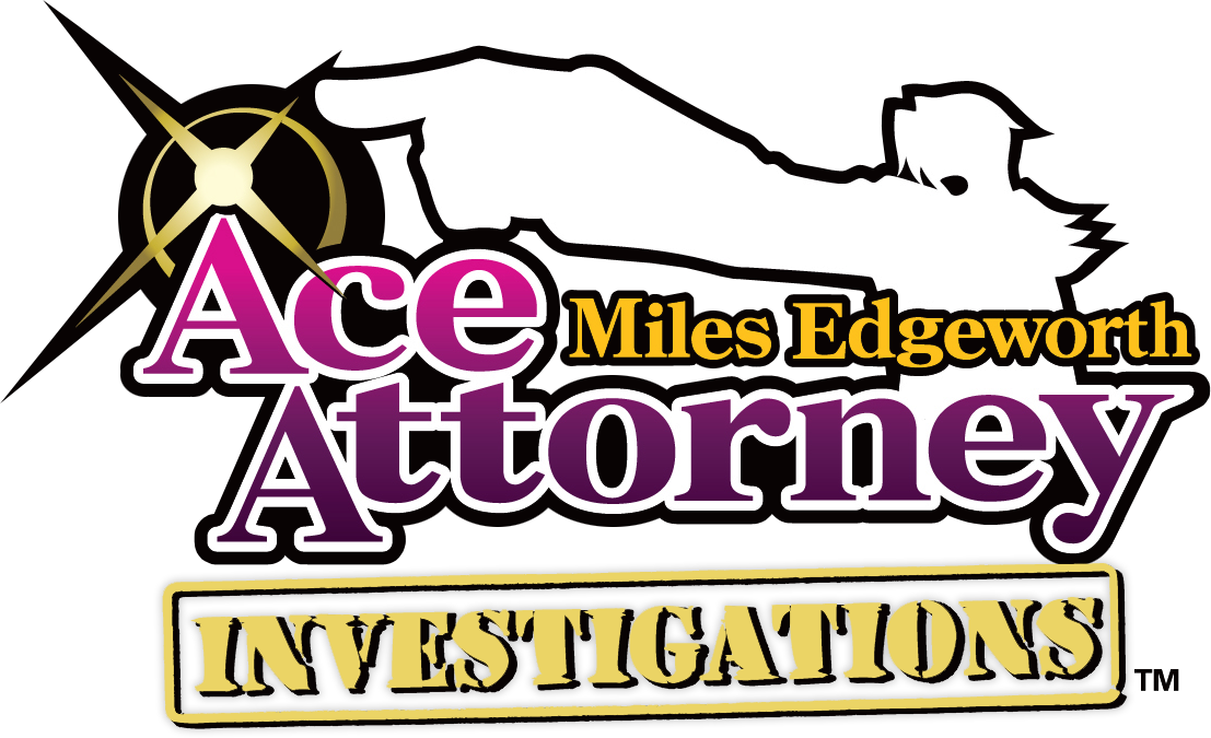 Miles investigation. Ace attorney investigations: Miles Edgeworth logo. Ace attorney логотип. Ace attorney investigations logo. Miles логотип.