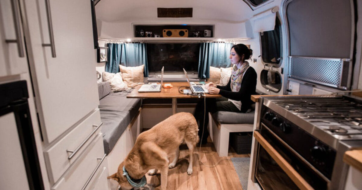 Особенно круто живется в трейлерах фрилансерам