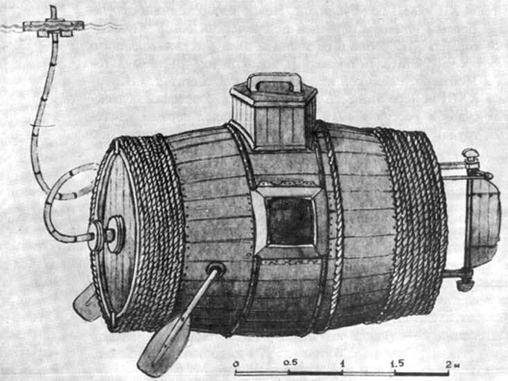 Реконструкция подводной лодки Никонова историком Е.Дыгало