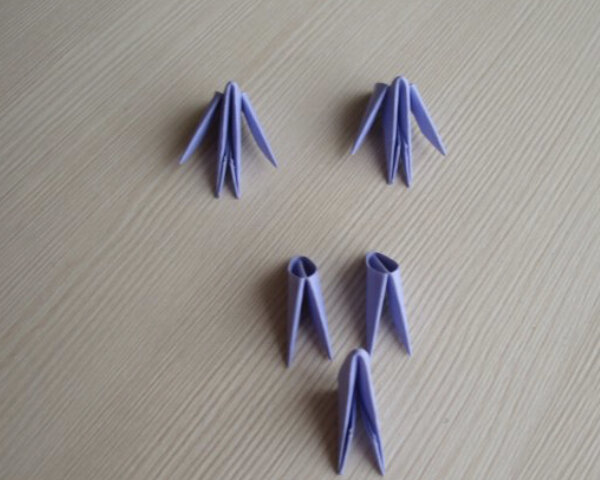 Как сделать треугольный модуль оригами?