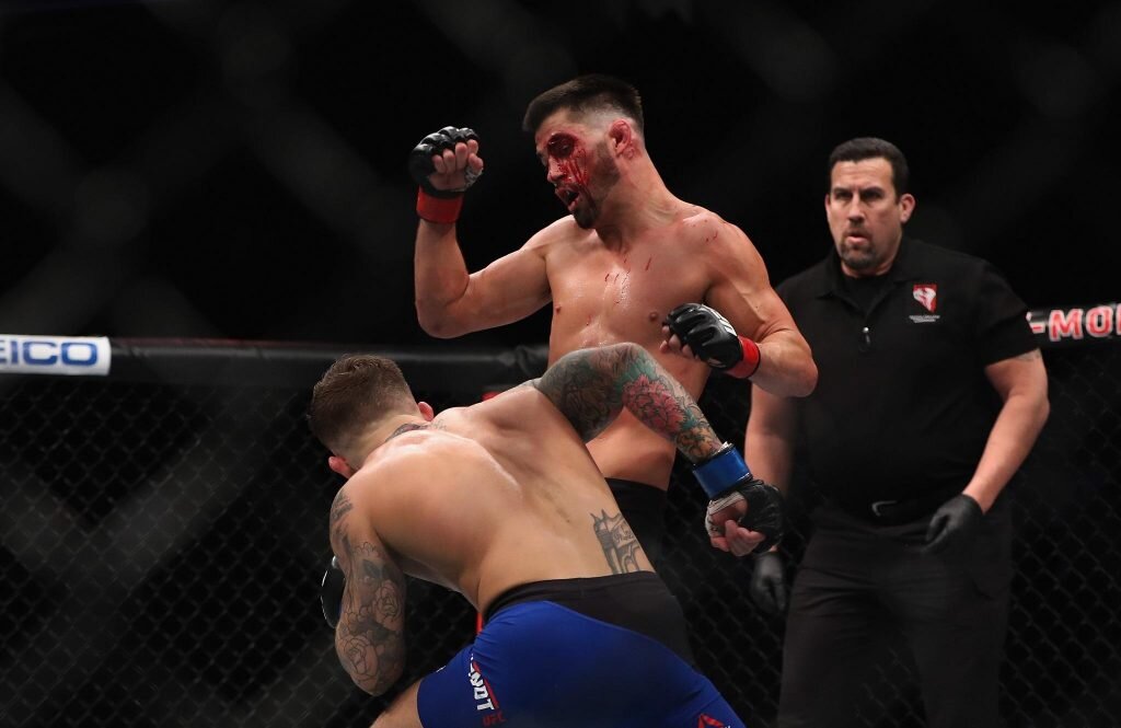 Верх в противостоянии одержал Коди Гарбрандт, он победил по очкам на UFC 207 30.12.2016 года