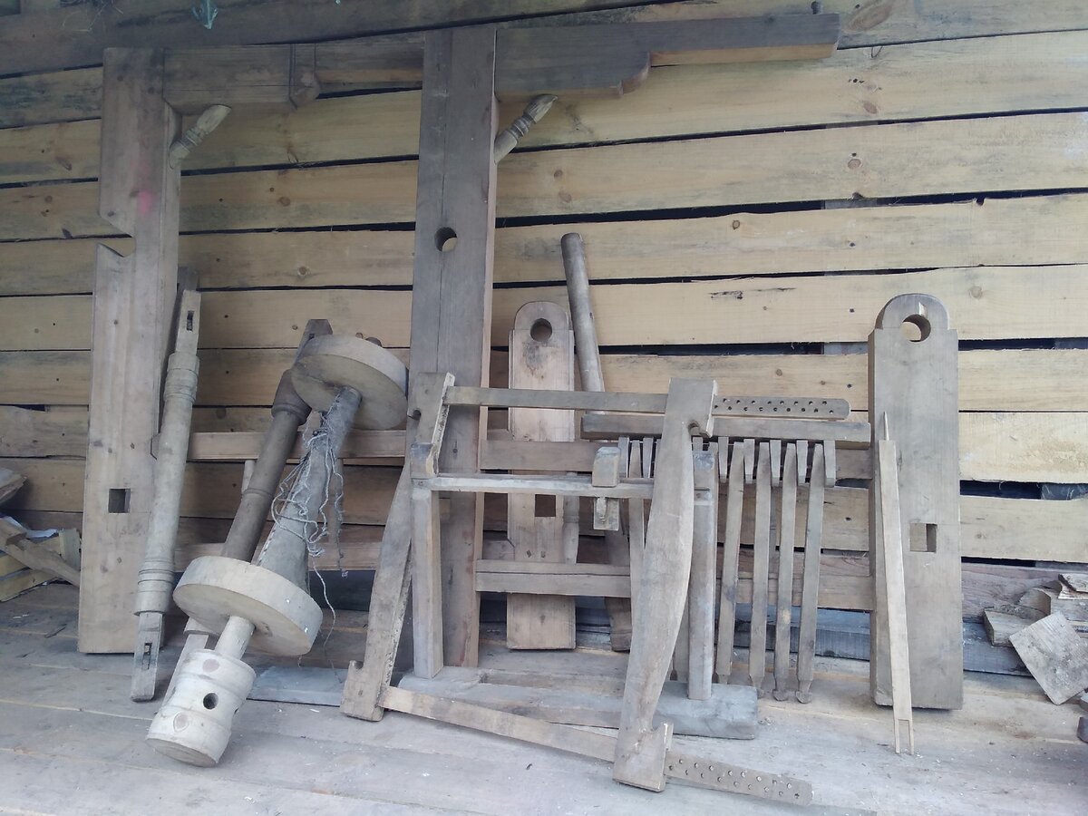 Детали станка, спущенные с чердака