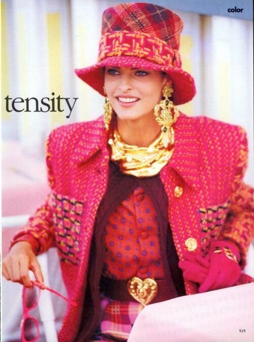 Линда Евангелиста для "Chanel" 1990.