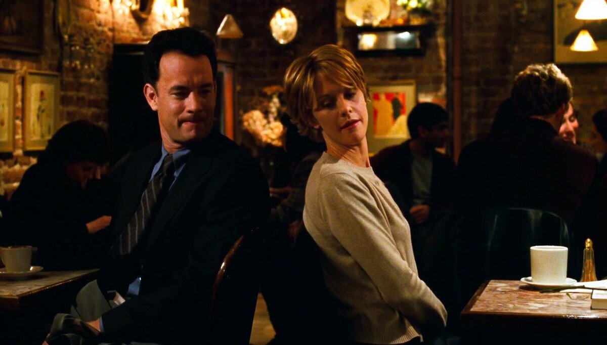 Кадр из фильма "Вам письмо", 1998 г.