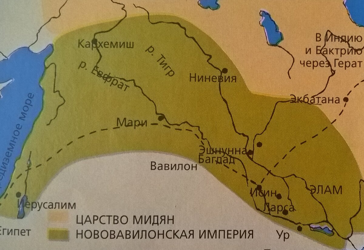 Где находился вавилон в древности карта