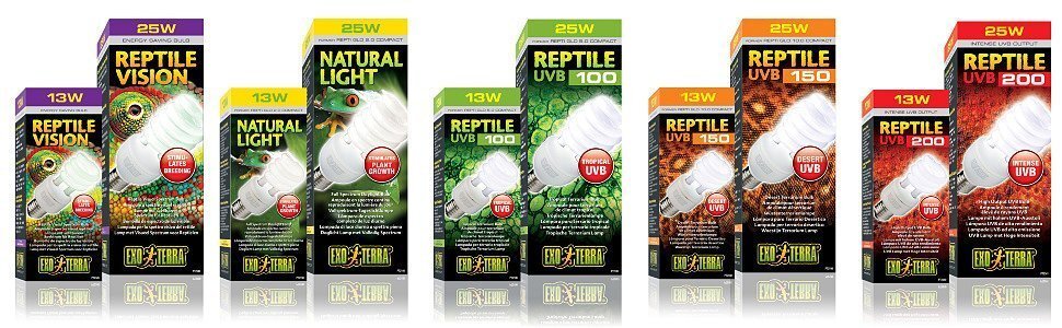 

Теперь ультрафиолетовые лампы Exo terra производит под более простыми для понимания названиями: