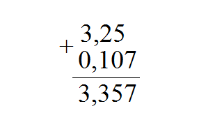 Запятая под запятой. Там, где нет числа(над семеркой), есть ноль.
