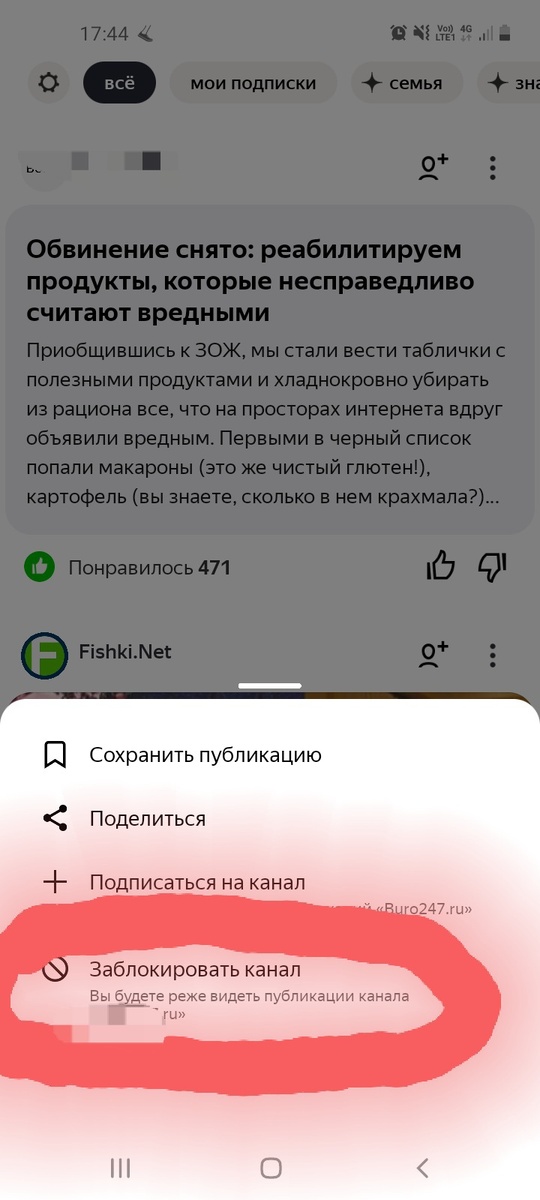 Скриншот автора канала