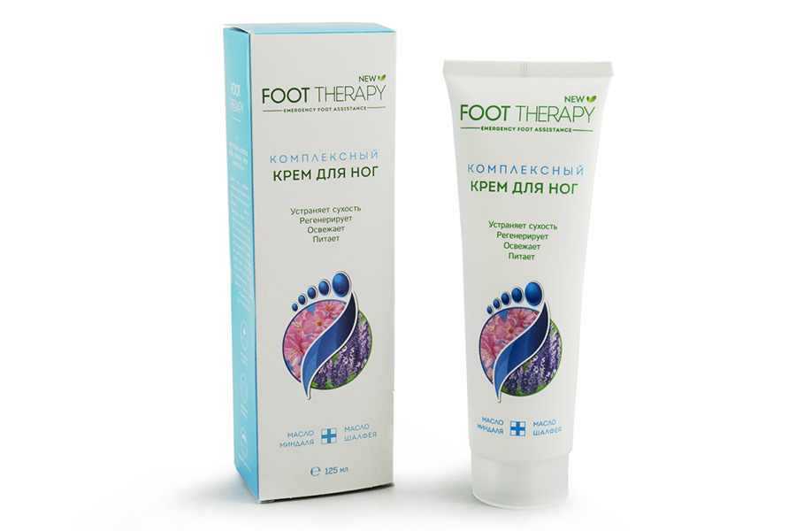 Крем для ног комплексный Foot Therapy, Euroline, 55 руб. (125 мл)