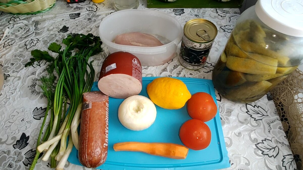 Суп солянка сборная мясная в мультиварке рецепт с фото