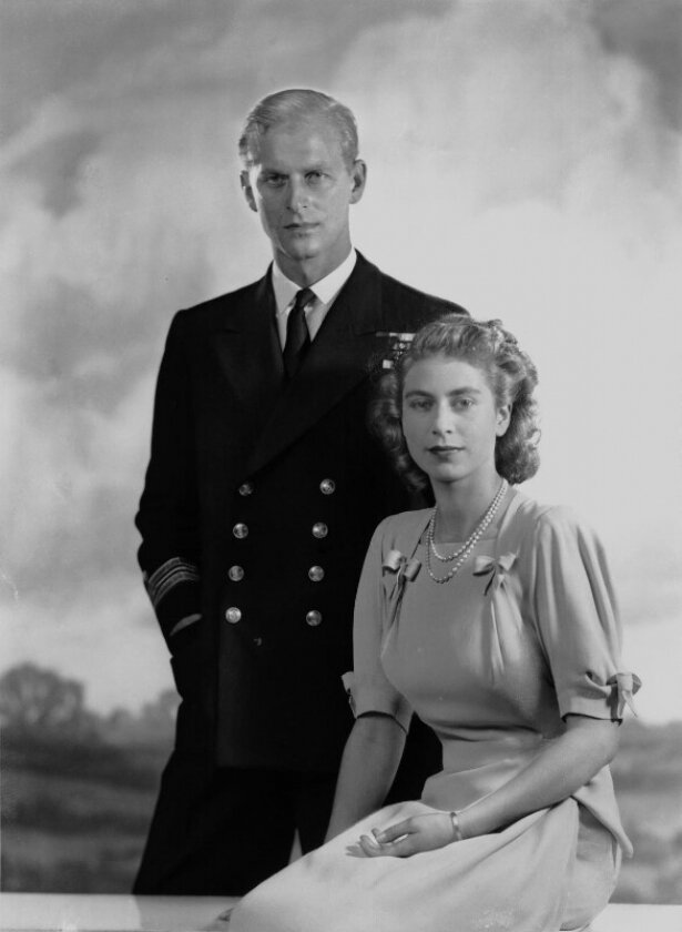 Филипп и Елизавета в молодости