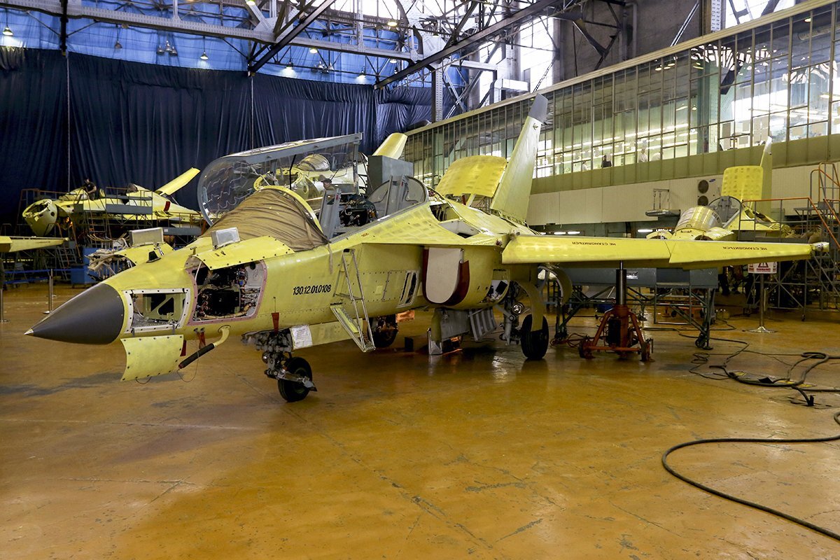 Производство Як-130 на "Иркуте". Фото Nikolay Gribkov @NikolayGribkov