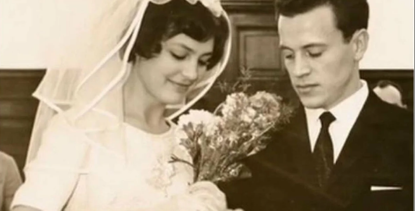 Татьяна Грушина с первым супругом в день свадьбы. Фото Яндекс.картинки.