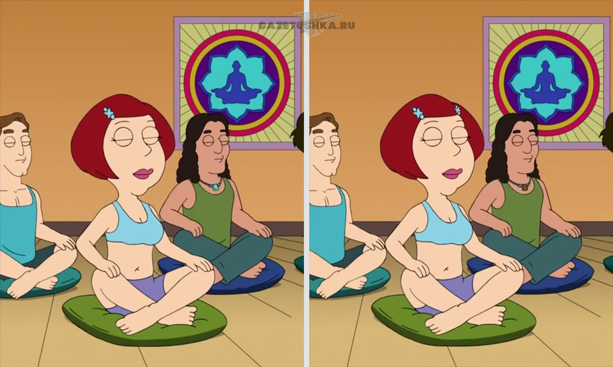 Тест на внимательность. Скриншот из м/ф 