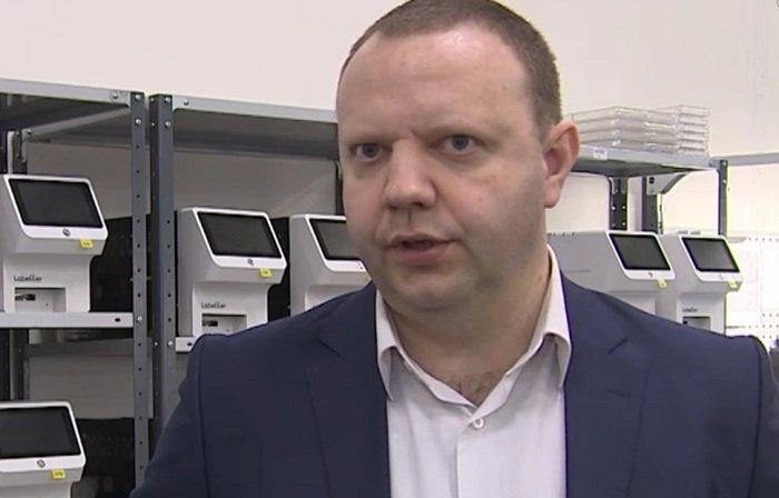 Гендиректор компании «Лабоматикс» Дмитрий Виноградов. Источник: телеканал «Санкт-Петербург»