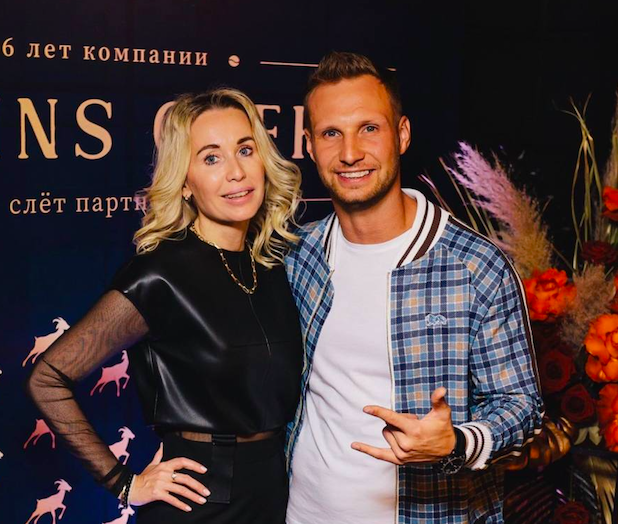 Ирина Шкредова и основатель сети Андрей Павлов