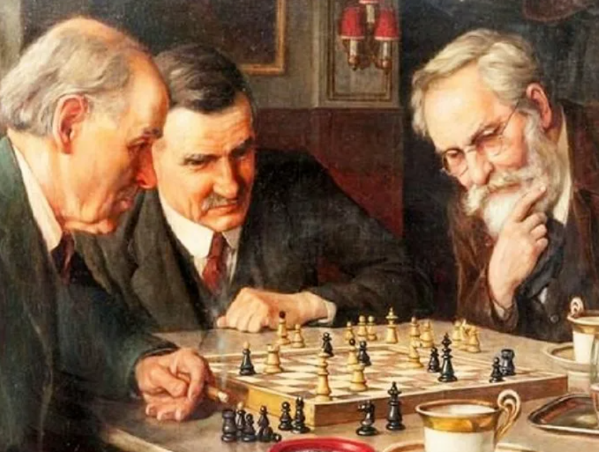 Играют в шахматы референс
