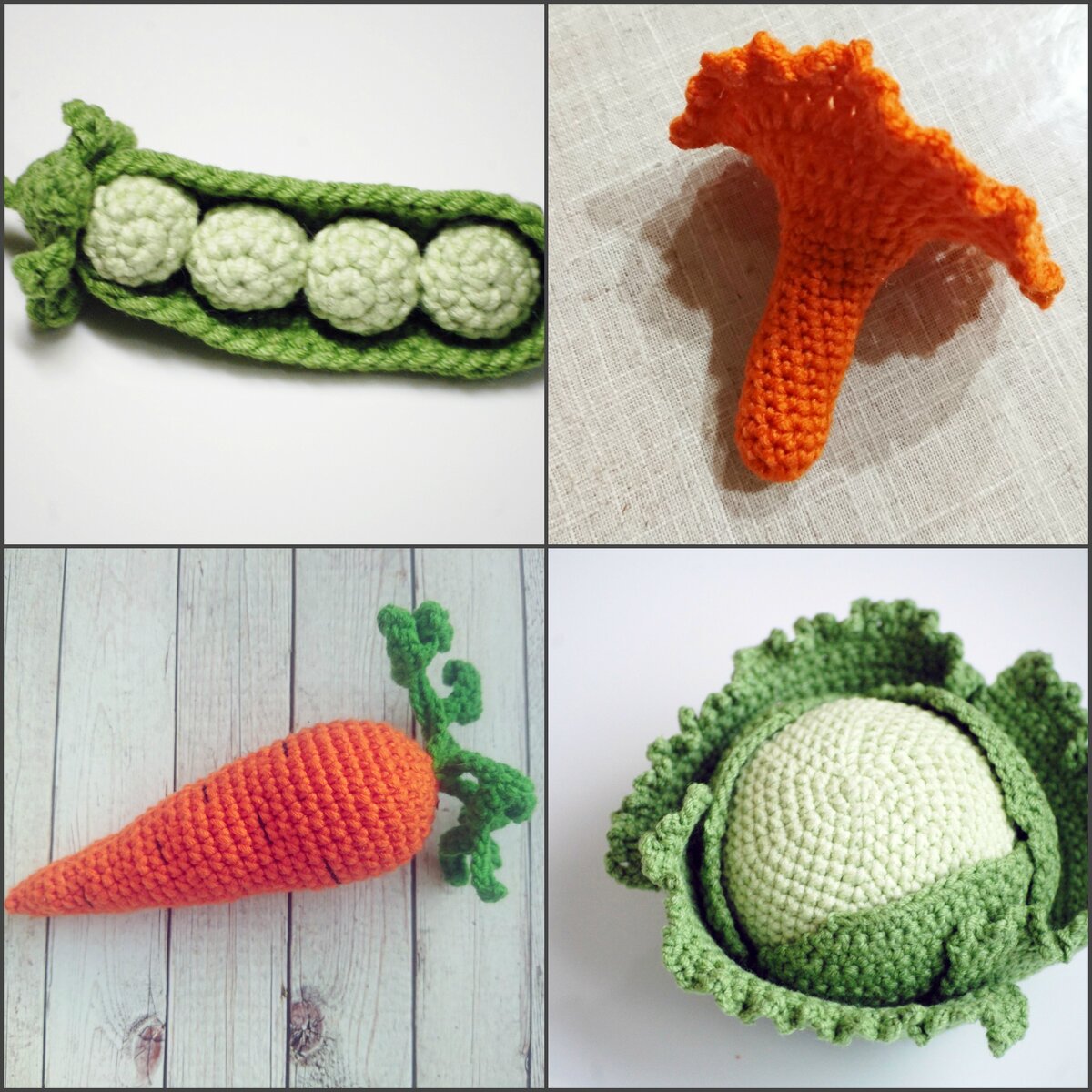 вязаная еда