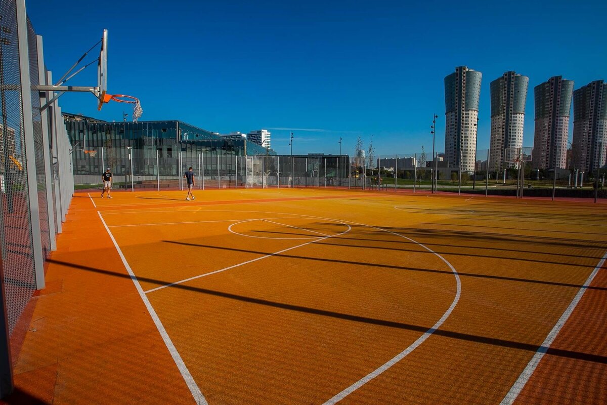 Basketball Court вид сверху