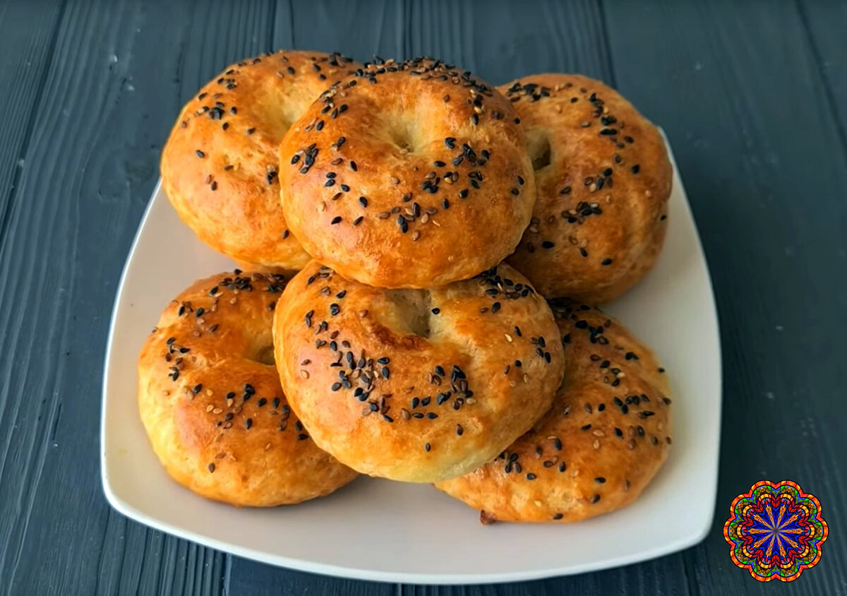 Творожные бублики с сыром