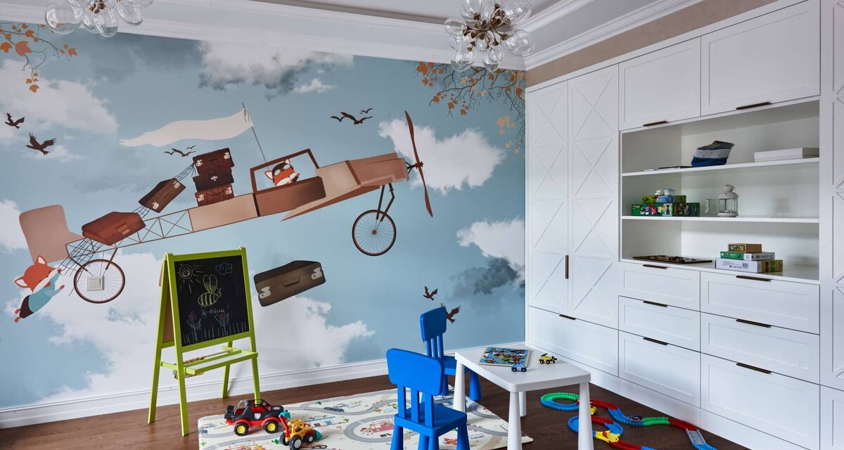 Детская комната для мальчика 3 лет (82 фото)