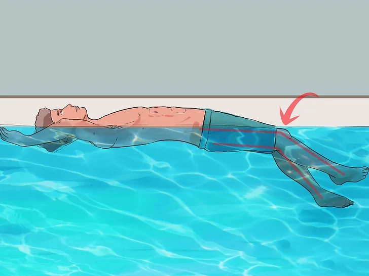 Как научиться плавать на земле