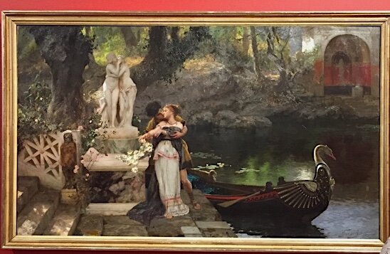 По примеру богов. 1877. Холст, масло. Национальная галерея Армении. Ереван