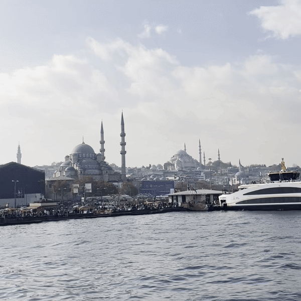 Вид на район Фатих с Босфора