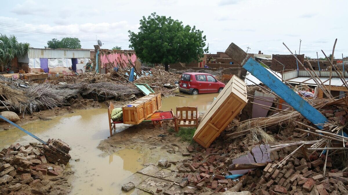    Последствия наводнений в Судане© AP Photo / Sami Mohamed