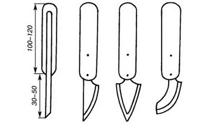 Нож топорик для резьбы по дереву чертежи размеры